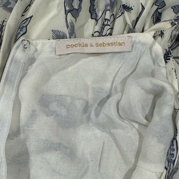 Pookie and Sebastian Floral Ruffle Dress Size Large NWOT - Picture 4 of 5